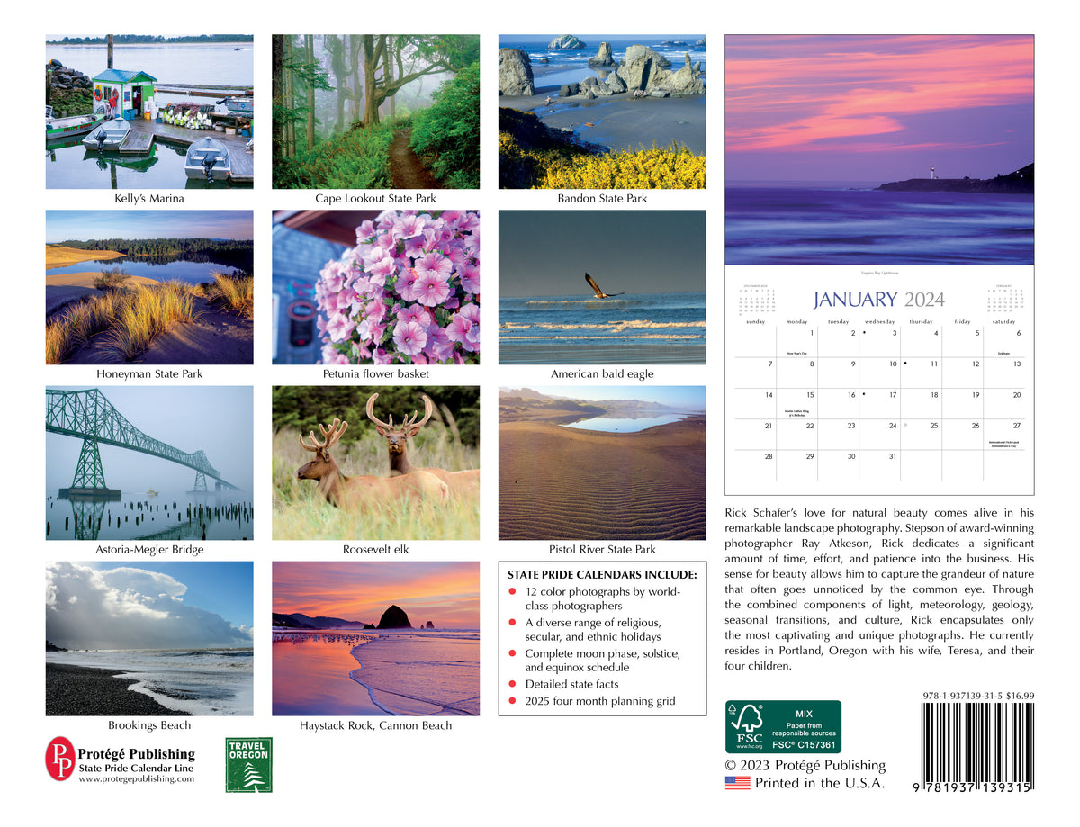 2024 Oregon Coast Calendar The Ray Atkeson Image Archive