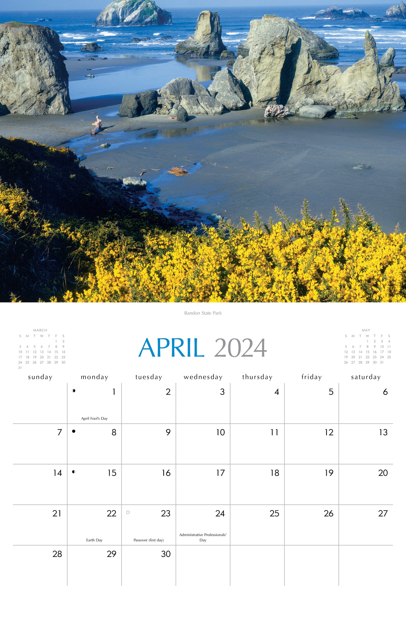 Oregon Coast Calendar 2025