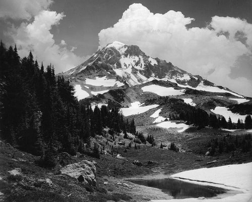 220 Mt Hood Sandy Glacier from the Round The Mountain Trail