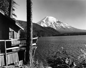 4390A Mount St Helens Spirit Lake with cabin
