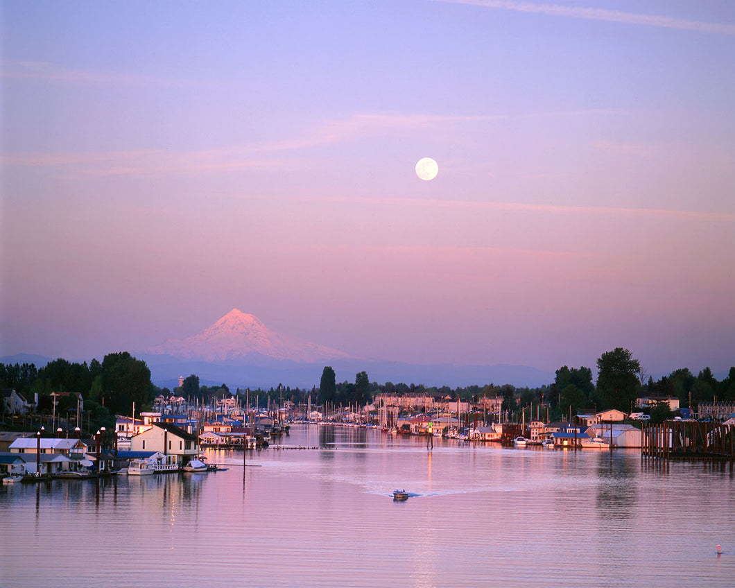 OR20 Columbia Slough at Moonrise1389